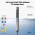 Promate Wireless 2-in-1 Presenter with Multifunctional Stylus, 2.4GHz RF Connectivity, Brilliant Green 200m Laser Pointer, 50m Range, One-Touch Presentation Control - Black